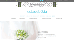 Desktop Screenshot of estadeboda.com