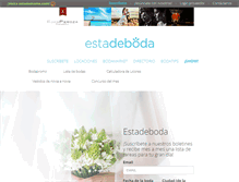 Tablet Screenshot of estadeboda.com